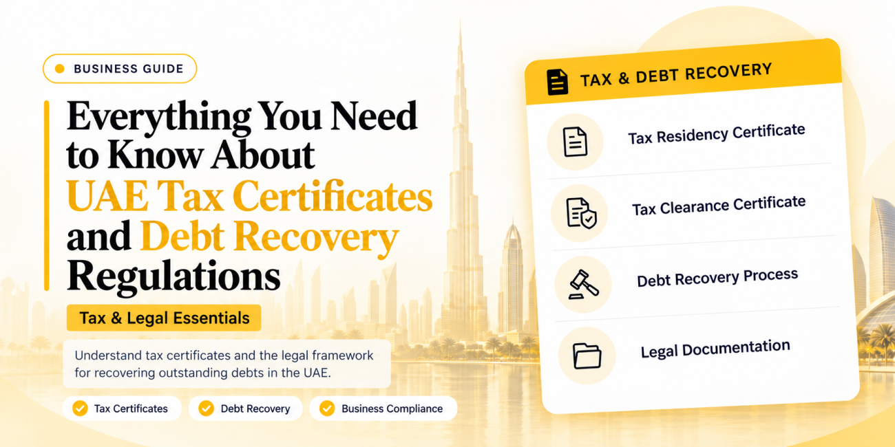 Everything You Need to Know About UAE Tax Certificates and Debt Recovery Regulations