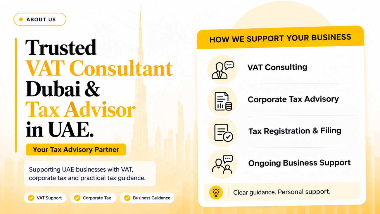 About Us – Trusted VAT Consultant Dubai & Tax Advisor in UAE